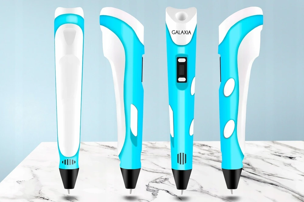 GALAXIA 3D PEN Vaikams Rašiklio rinkinys ir PLA KASETĖS 110 METRŲ 3D SPAUSDINtuvas