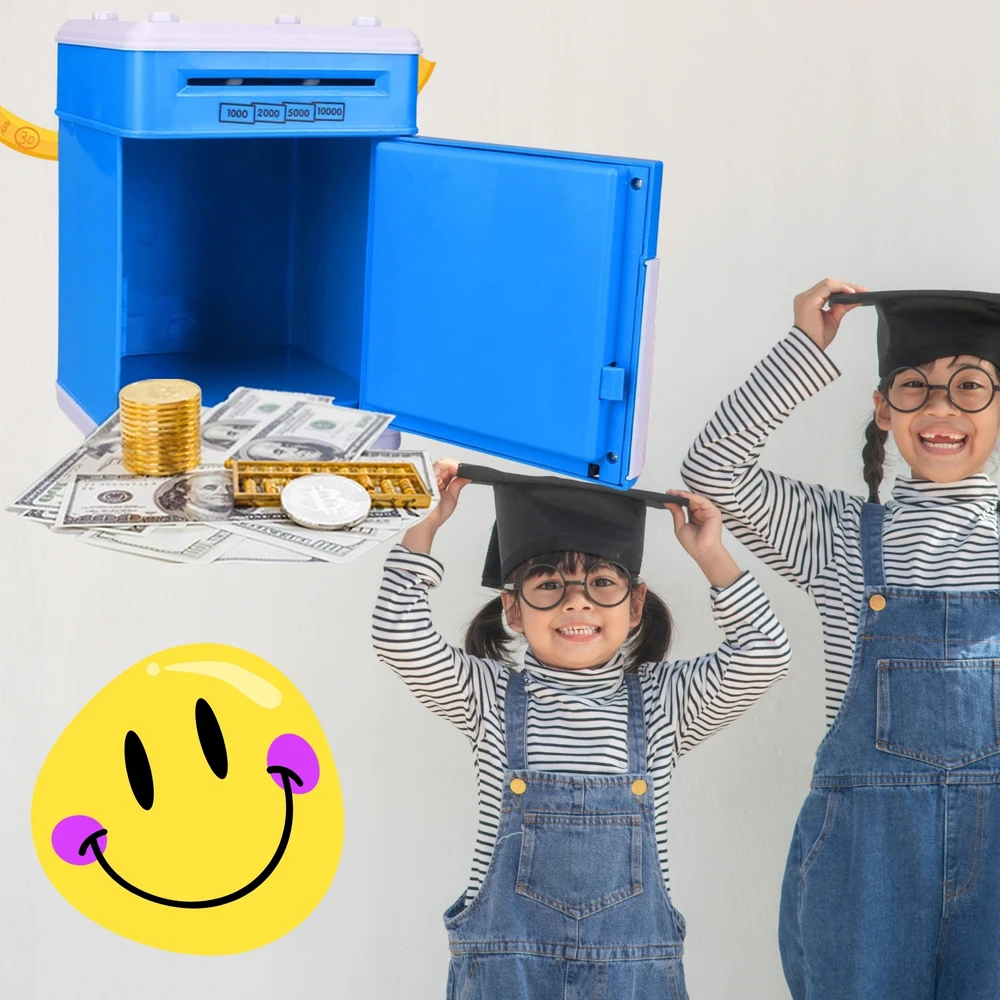 GALAXIA PIGGY BANK SAUGUS bankomatas Vaikams Vaikų Didelis Elektroninis Piggy Bank
