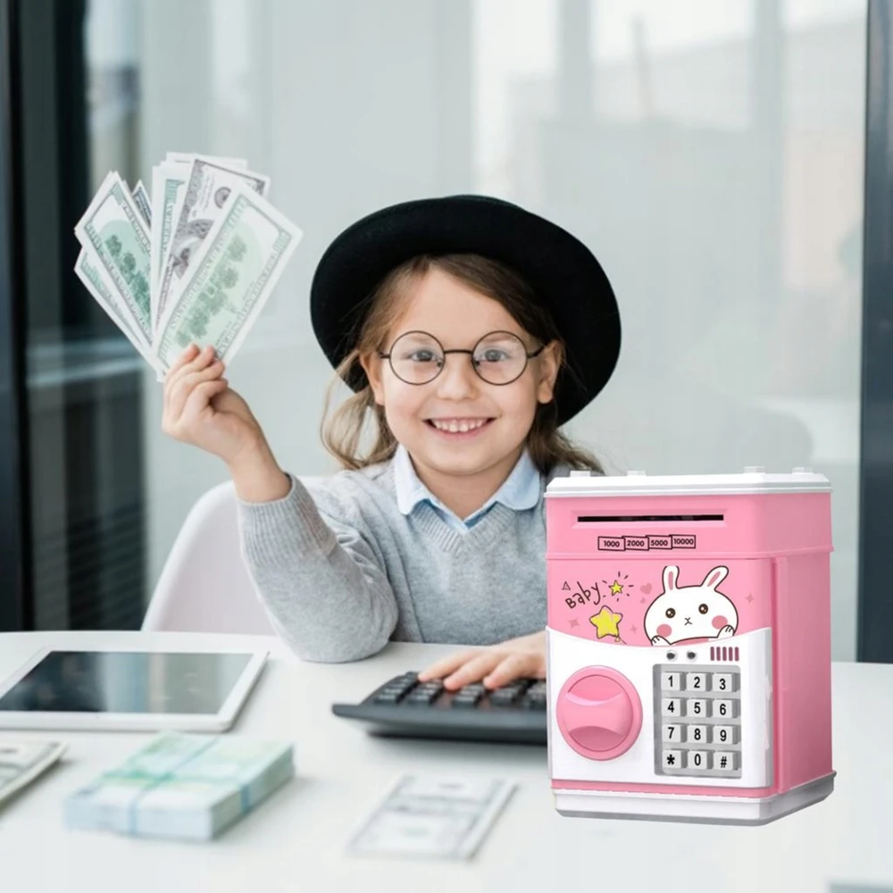 GALAXIA PIGGY BANK SAUGUS bankomatas Vaikams Vaikų Didelis Elektroninis Piggy Bank