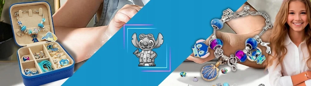 GALAXIA RIEŠMENŲ IR KORĖLIŲ GAMYBOS RINKINYS LILO ir STICH STICH papuošalams