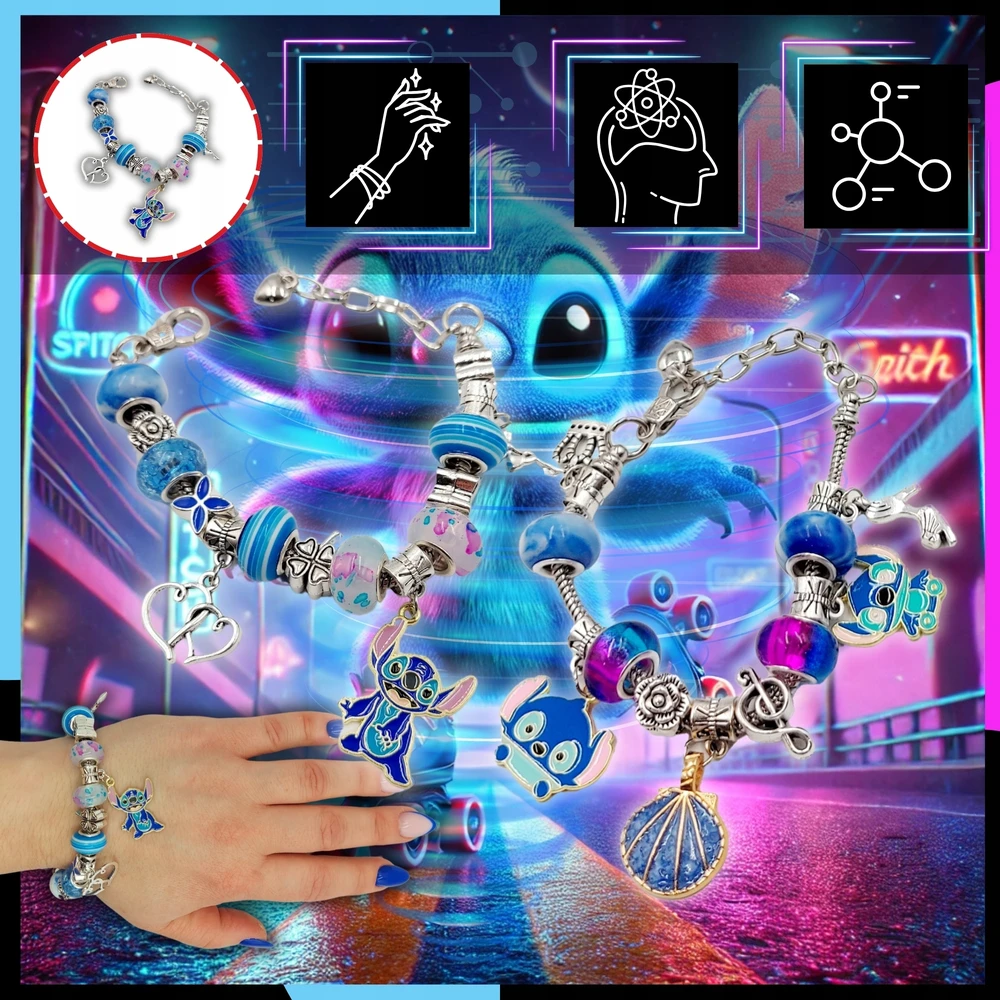 GALAXIA RIEŠMENŲ IR KORĖLIŲ GAMYBOS RINKINYS LILO ir STICH STICH papuošalams