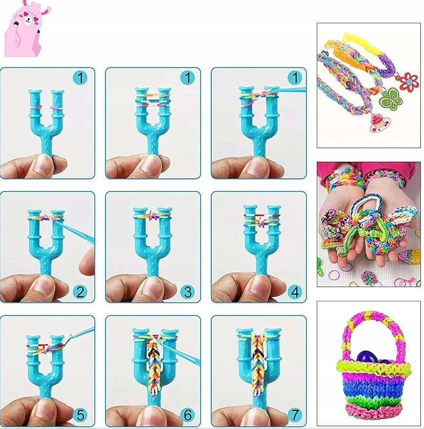 Galaxy Guminės juostos apyrankėms gaminti DIY kūrybinis dovanų rinkinys