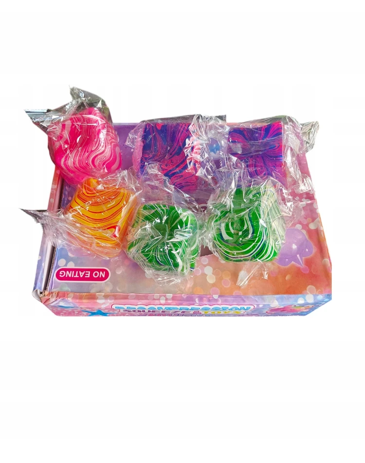 Galaxy ICE CUBE antistresinis, jautrus ledo kubelio MIX SWIRL