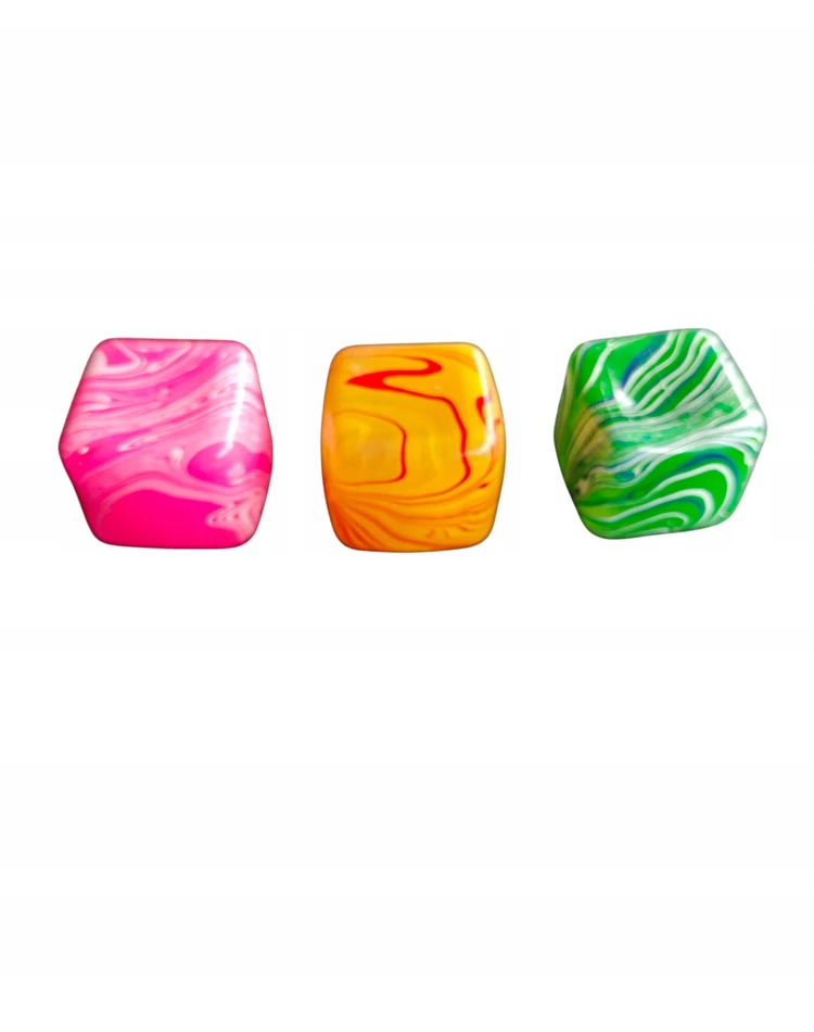 Galaxy ICE CUBE antistresinis, jautrus ledo kubelio MIX SWIRL