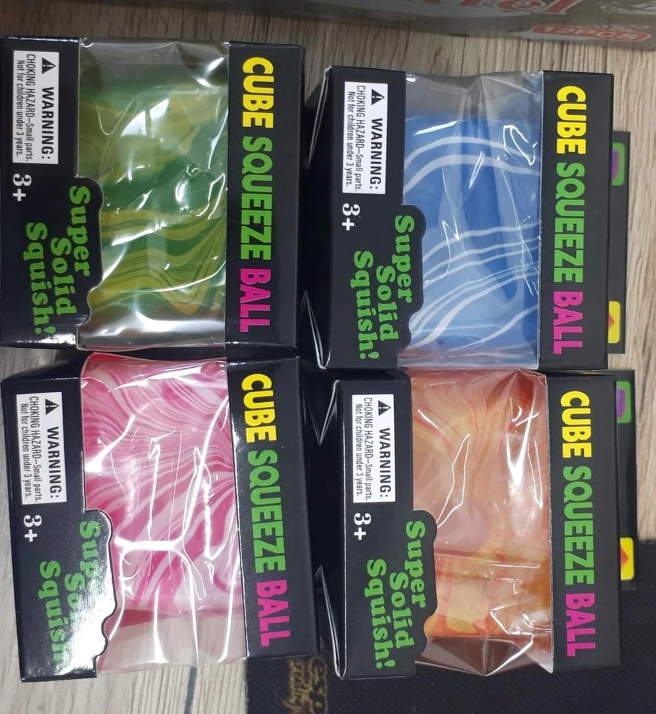 Galaxy ICE CUBE antistresinis, jautrus ledo kubelio MIX SWIRL