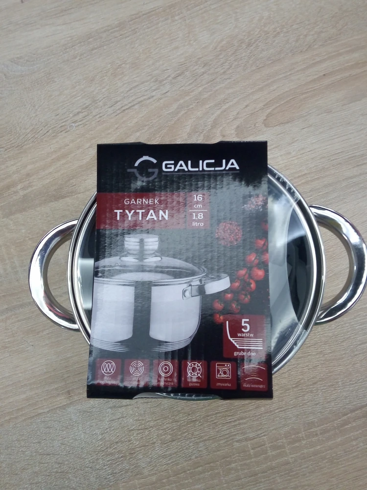 Galicja PUODAS TYTAN GALICIA 16cm 1,8l 19785m