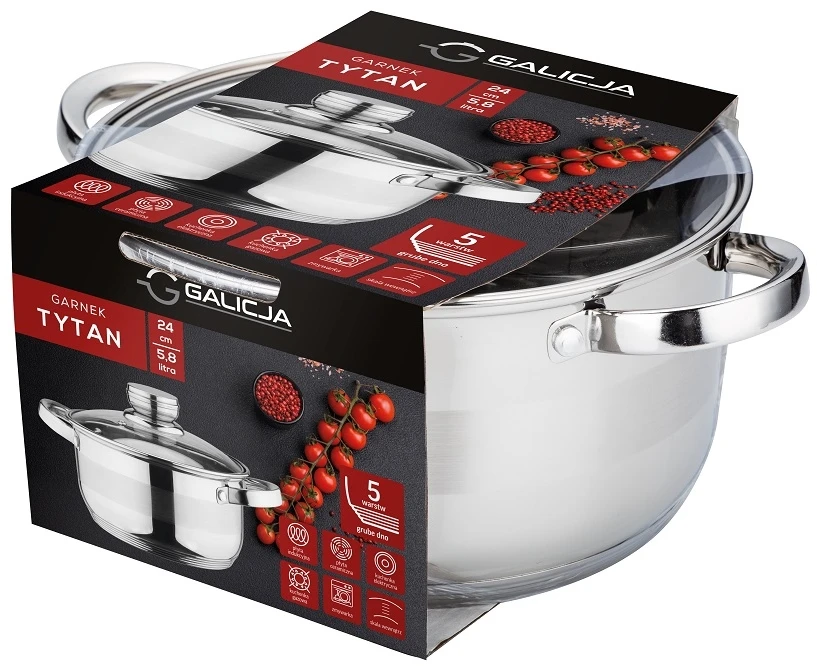 Galicja PUODAS TYTAN GALICIA 24cm 5,8l 19822m