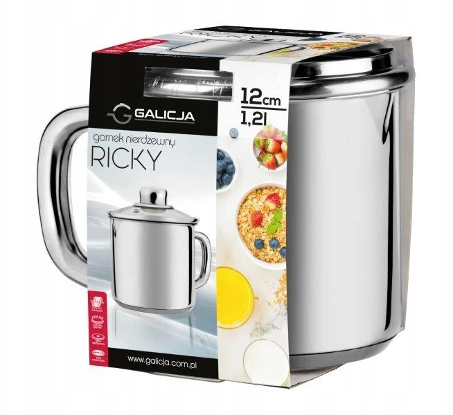 Galicja Ricky puodas 1,2 l su dangčiu 12 cm