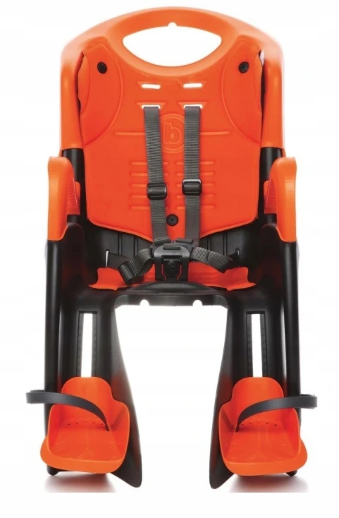 Galinė dviračio kėdutė Bellelli Tiger Clamp, juoda/oranžinė