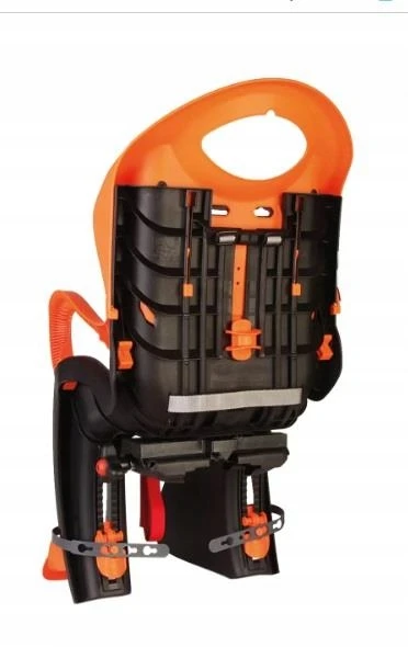 Galinė dviračio kėdutė Bellelli Tiger Clamp, juoda/oranžinė