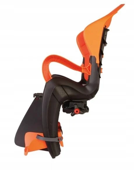 Galinė dviračio kėdutė Bellelli Tiger Clamp, juoda/oranžinė