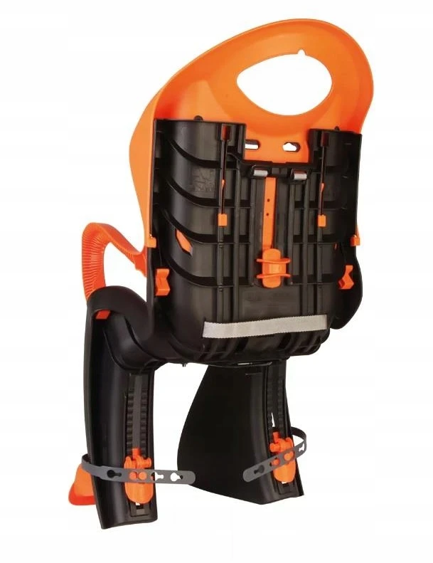 Galinė dviračio kėdutė Bellelli Tiger Standart, juoda/oranžinė