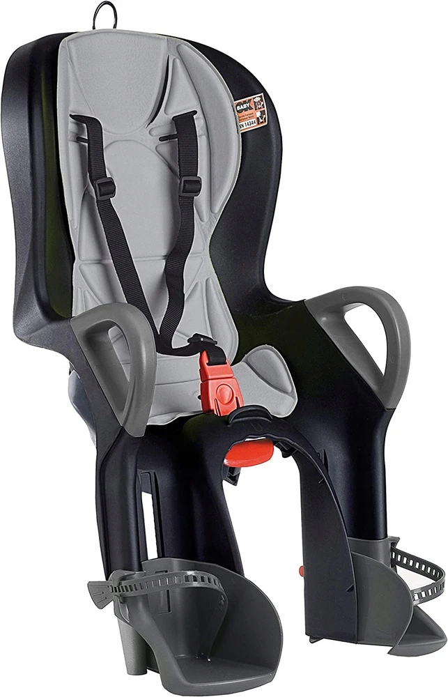 Galinė dviračio kėdutė OkBaby 10+ EN 1M2 Nero/Grigio