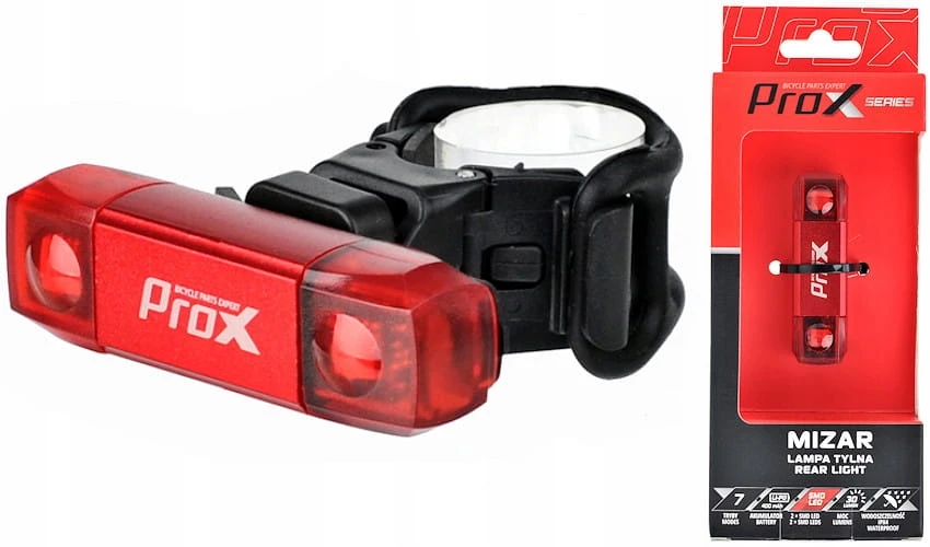 Galinė lempa ProX Mizar 2xSMD LED 30Lm USB