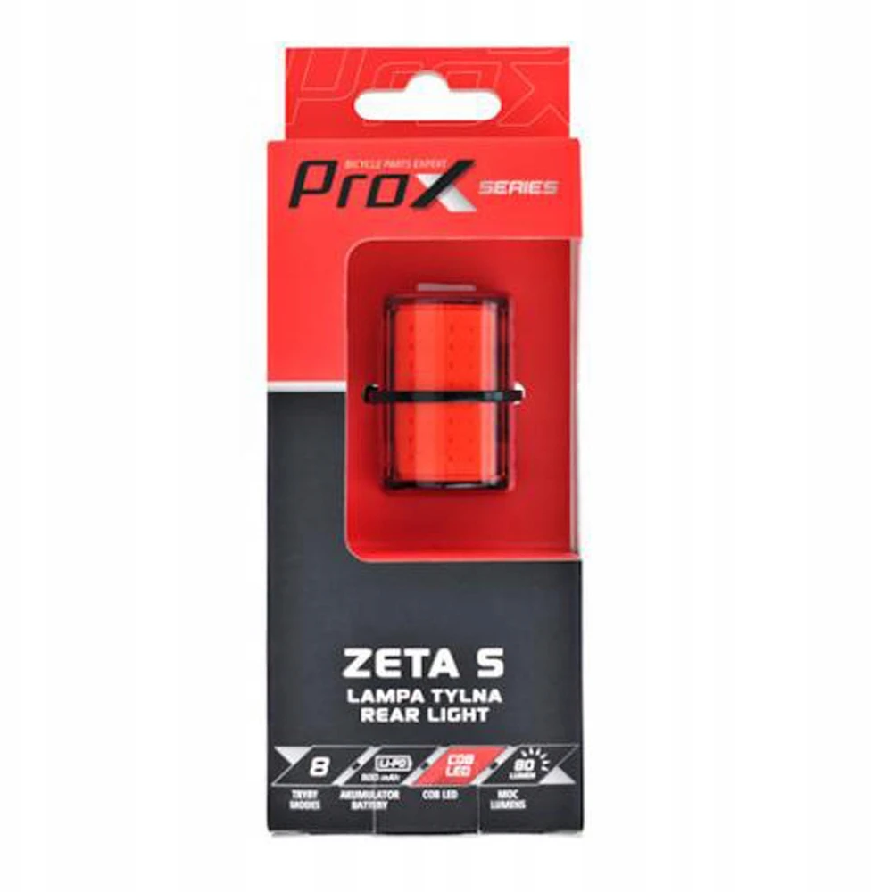 Galinė lempa ProX Zeta S COB LED 80Lm USB