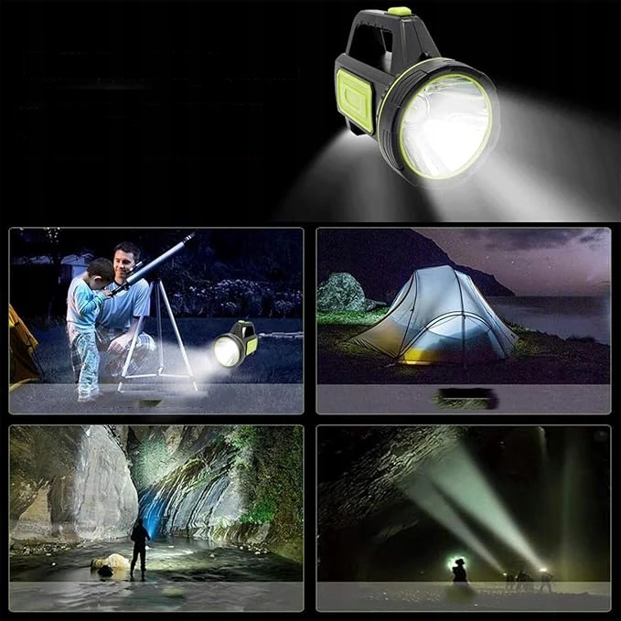 GALINGAS DEKLAS KARINIŲ DIRBTUVĖS LEMPAS ĮKRAUKAMA LED USB SU RANKENE