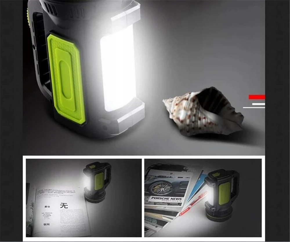 GALINGAS DEKLAS KARINIŲ DIRBTUVĖS LEMPAS ĮKRAUKAMA LED USB SU RANKENE