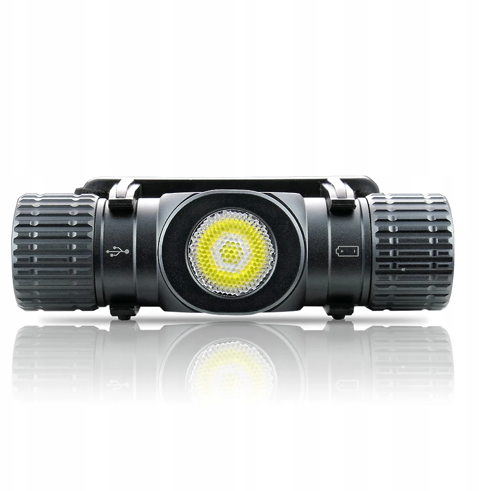 Galingas, įkraunamas 10 W everActive HL-1100R LED priekinis žibintas