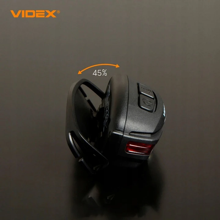 LED žibintas VLF-H015 VIDEX vandeniui atsparus USB-C žibintas 330lm atsparus