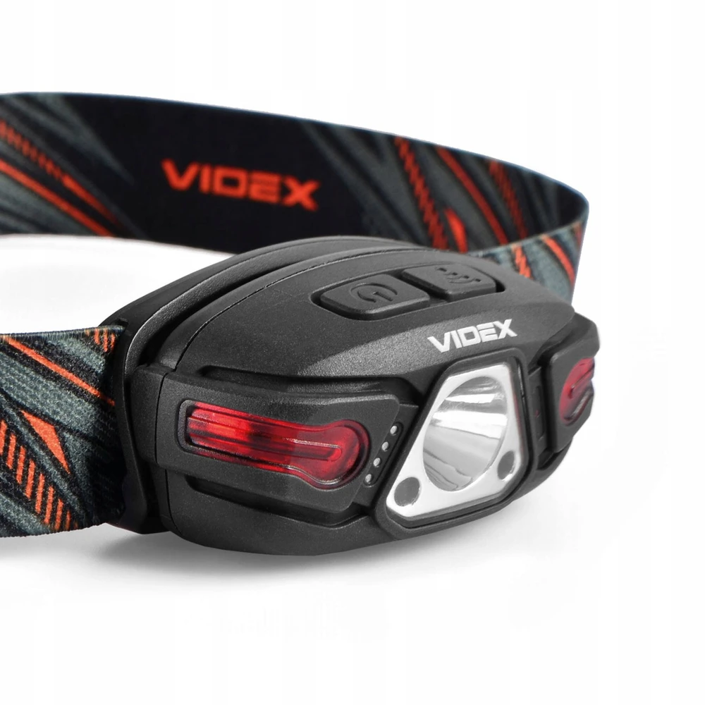 LED žibintas VLF-H015 VIDEX vandeniui atsparus USB-C žibintas 330lm atsparus