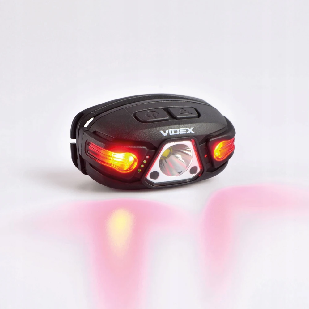 LED žibintas VLF-H015 VIDEX vandeniui atsparus USB-C žibintas 330lm atsparus