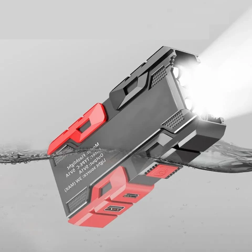 GALINGAS POWERBANK žibintuvėlis DOVANA KELIEČIAUI PRAKTIŠKA DOVANA VAIKINAI IR VYRUI