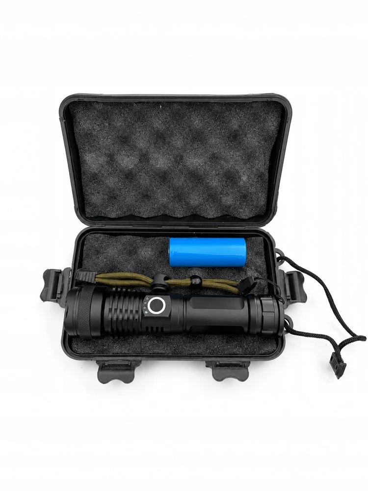 GALINGAS TAKTINIS LED ĮKRAUJAMAS ZOOM SURVIVAL KARINIS BLYBINĖLIS + DĖKLAS