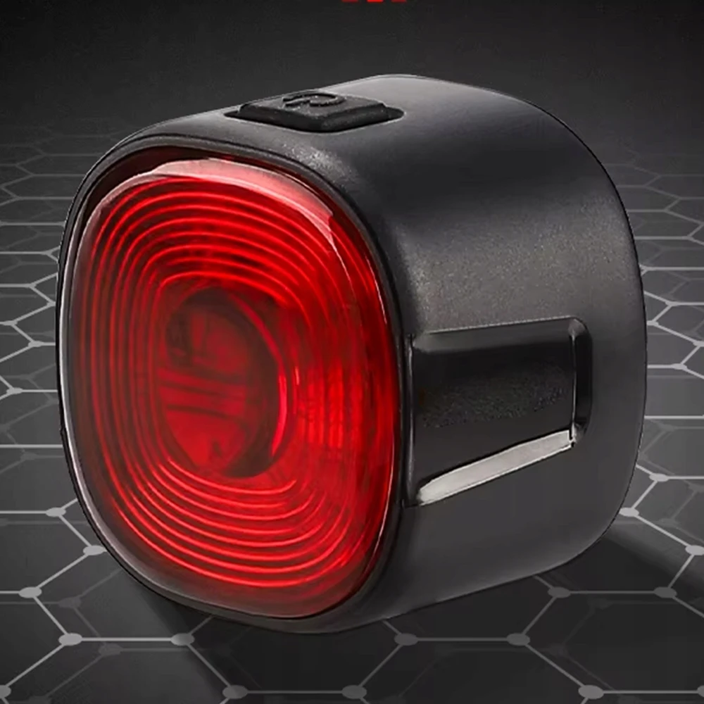 GALINIS DVIRAČIO LEMPAS RAUDONAS LED USB ĮKRAUJAMAS 6 REŽIMAI DVIRAČIO GALĖJE