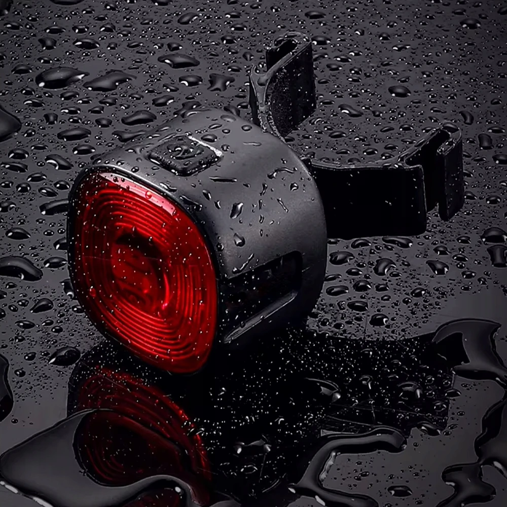 GALINIS DVIRAČIO LEMPAS RAUDONAS LED USB ĮKRAUJAMAS 6 REŽIMAI DVIRAČIO GALĖJE