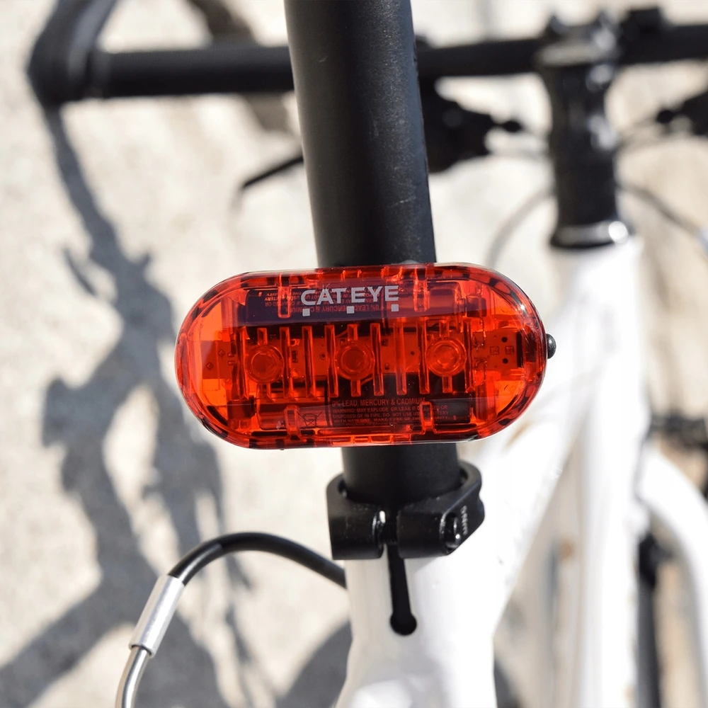 Galinis dviračio žibintas Cateye Rear Light TL-LD135-R OMNI 3, raudonas