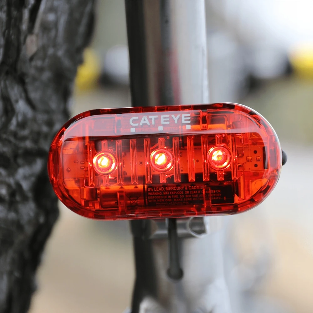 Galinis dviračio žibintas Cateye Rear Light TL-LD135-R OMNI 3, raudonas