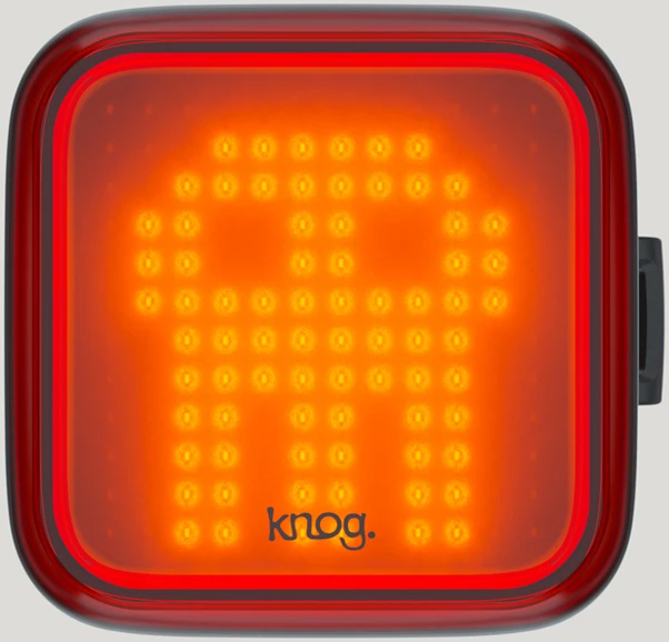 Galinis dviračio žibintas Knog Blinder Skull Rear