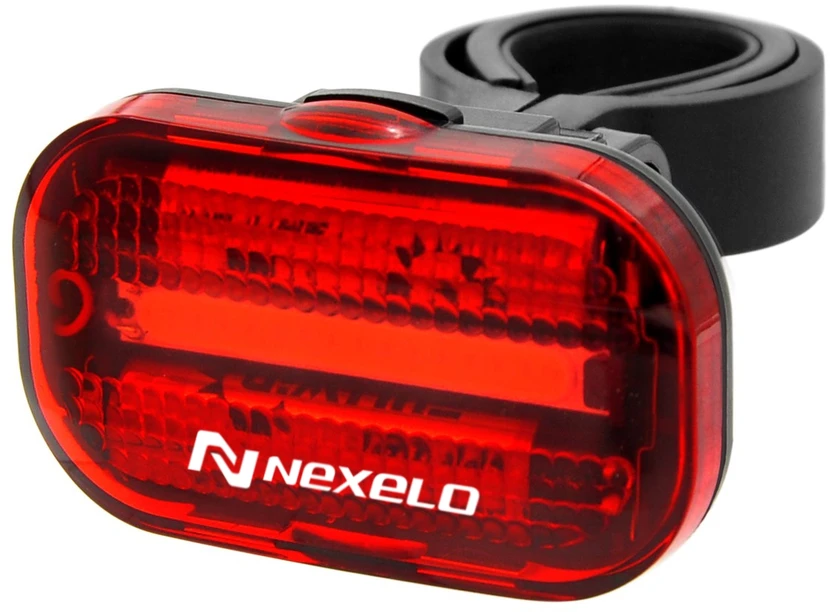 Galinis dviračio žibintas NAUJIENA 15 LED CHIP dviračio lempa NEXELO galiniam dviračiui