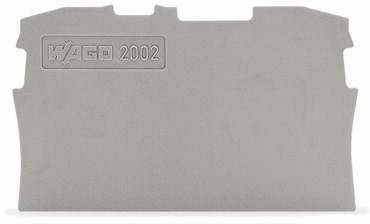Tarpinė ir galinė plokštelė 2002-1291 Wago gnybtams
