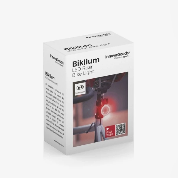 Galinis LED žibintas dviračiui Biklium InnovaGoods