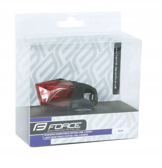 Galinis žibintas Force Crystal 3LED USB