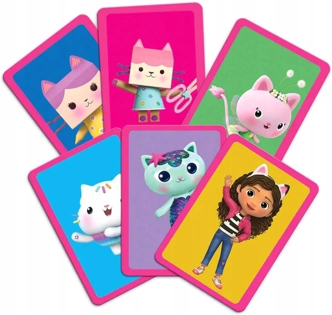 Winning Moves LAIMĖJIMAS Gabby's Dollshouse Top Trumps Match WM04252 54010