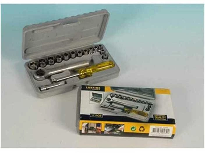 Beast Galvu atslēgu komplekts 1/4" 4-13mm 17 vnt. su dėklu