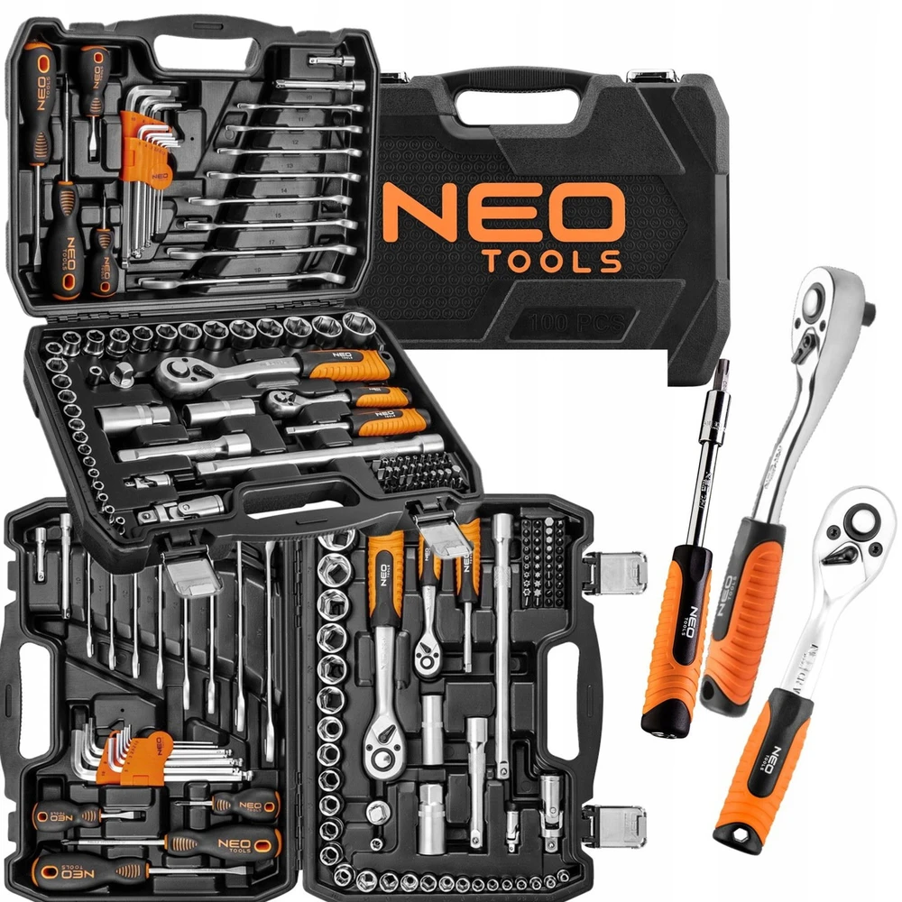 KS Tools Galvučių komplektas BRILLIANT TOOLS, 172 vnt., 1/4", 3/8", 1/2"