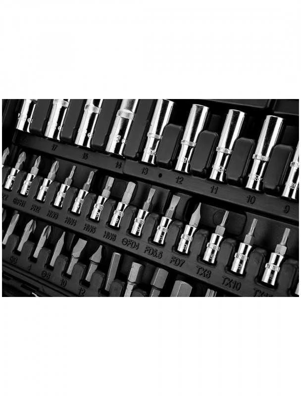 Galvučių rinkinys NEO 10-062 (1/4", 1/2") 94 vnt.