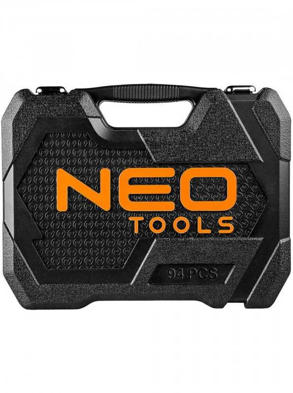 Galvučių rinkinys NEO 10-062 (1/4", 1/2") 94 vnt.