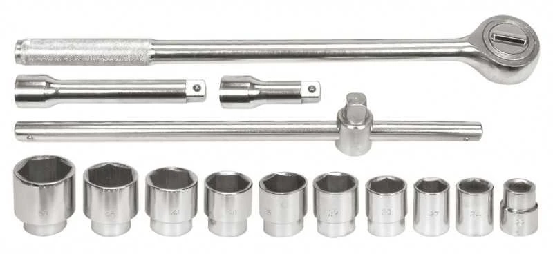 Vorel Toya Sa Poland Galvučių komplektas 6 kampų | 22-50 mm | metalinė dėžė | 20 mm (3/4") | 14 vnt. (58140)
