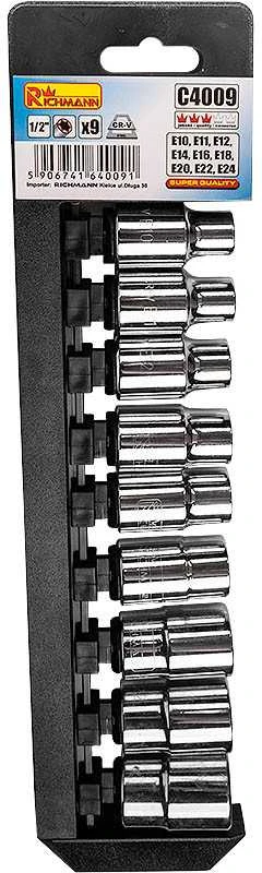 Galvučių komplektas Richmann TORX; 9 vnt.