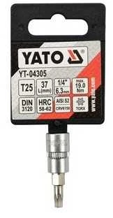 YATO TORX raktas 1/4" T40x37mm