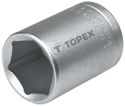 Šešiakampė galvutė Topex 1/2", 30mm