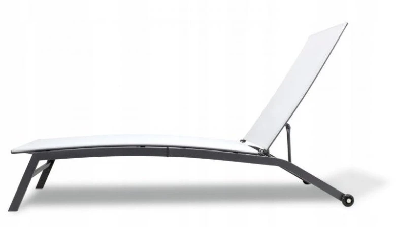 Gardenline Sodo gultas ANH0692, 195x63x34/90 cm, pilkas
