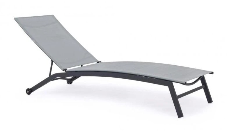 Gardenline Sodo gultas ANH0692, 195x63x34/90 cm, pilkas