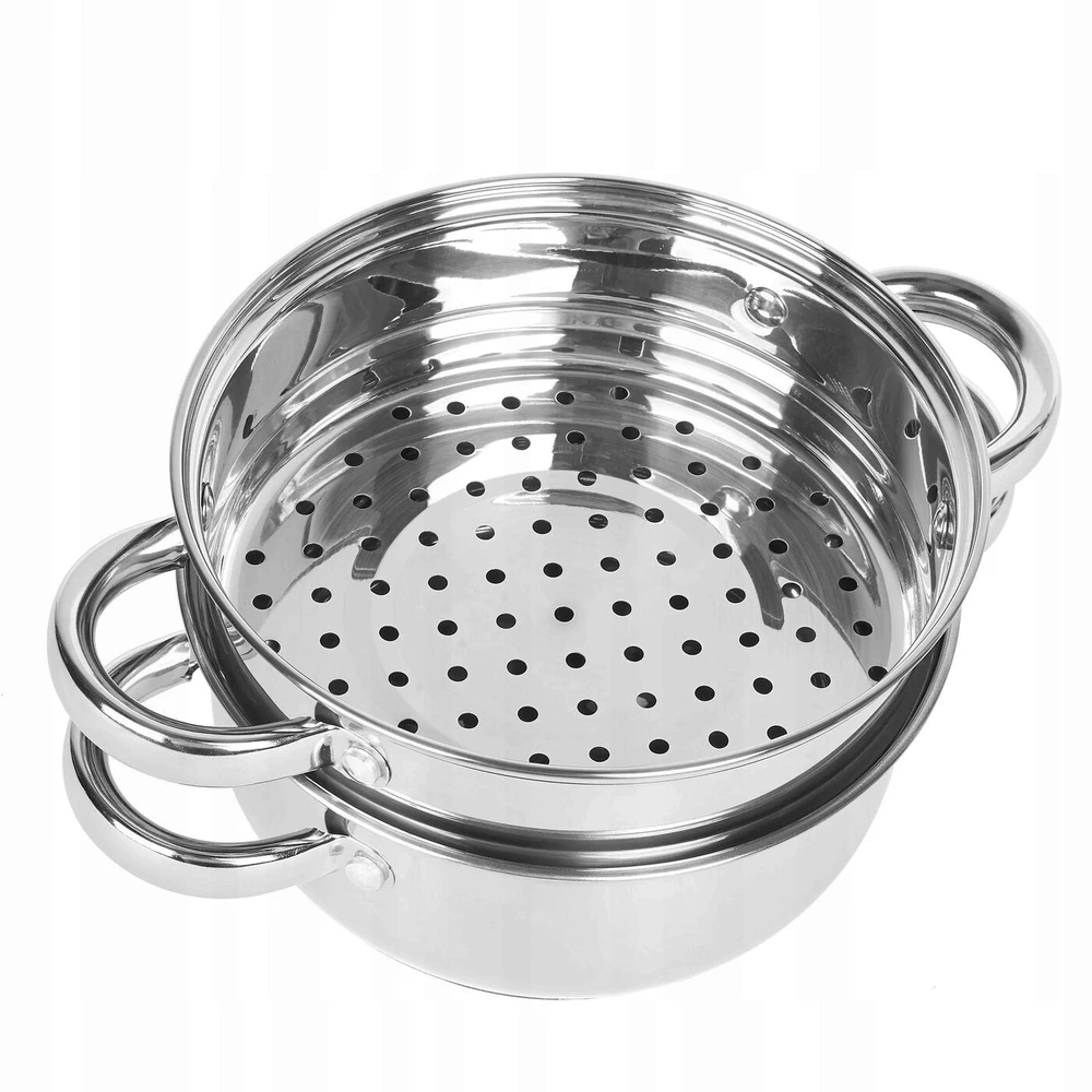 GARINANTIS puodinis garintuvas 2,0L 18cm 3 vnt INDUKCINĖS NERŪDYNĖS NERŪDYNĖS dujos