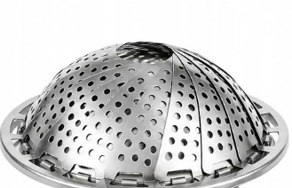Garinimo koštuvas 14 cm. Puodo įdėklas, nerūdijantis plienas