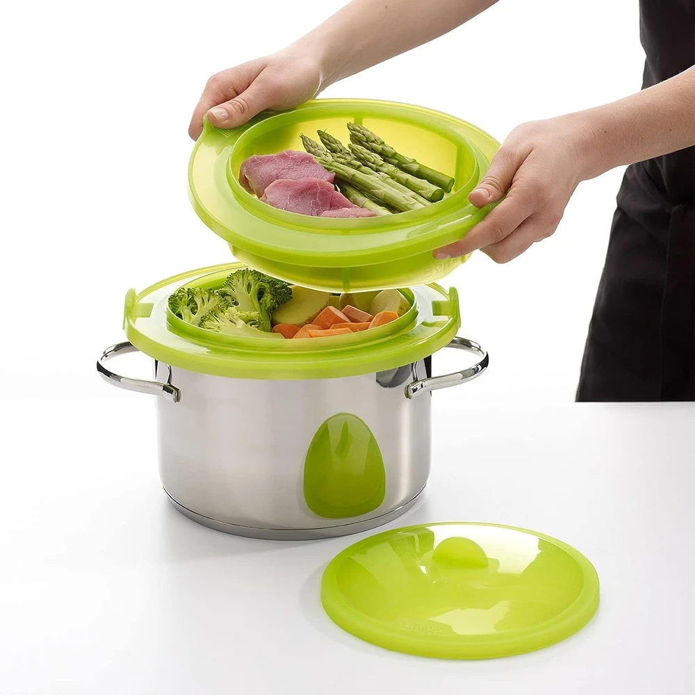 Garinimo priedas žalias silikonas 22 cm Lékué